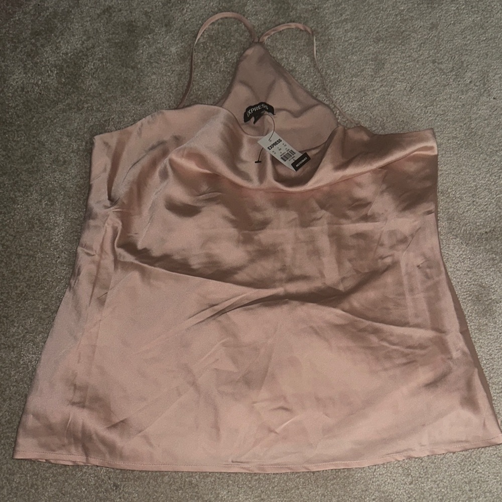 Express Blush Satin Camisole (NWT)